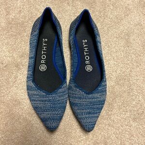 Rothy’s The Point 8.5 Blue Multi